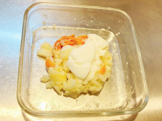 マヨネーズは使いません! ポテトサラダに加えた“白い食材”とは?