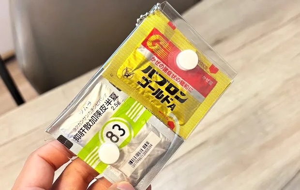 セリア『ミニポケットティッシュケース』の使用写真