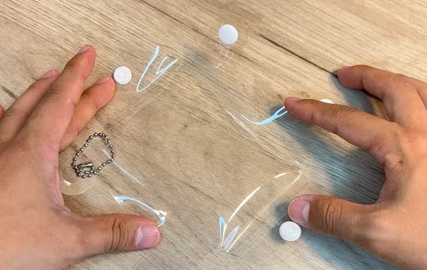 セリア『ミニポケットティッシュケース』の写真