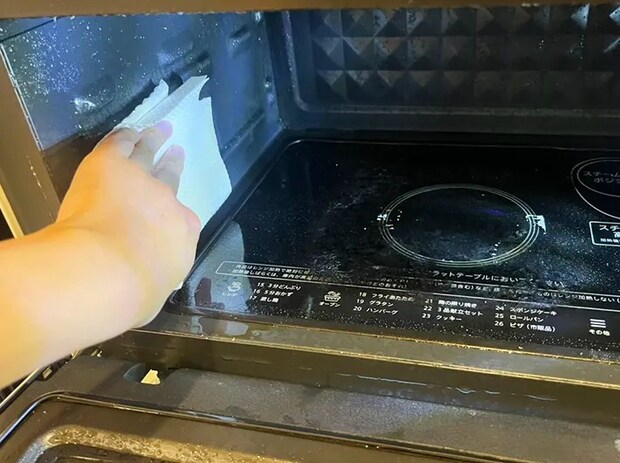 電子レンジ掃除
