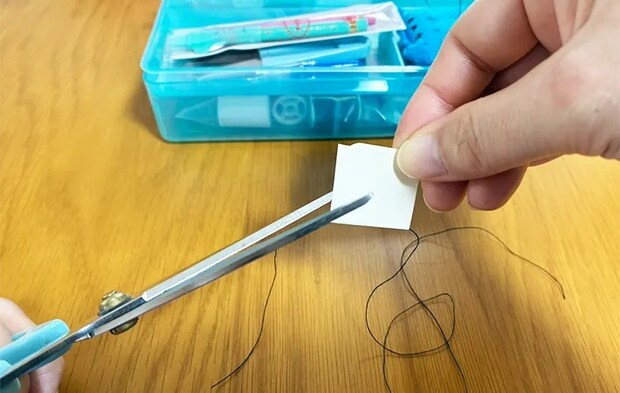 針に糸を通すライフハック
