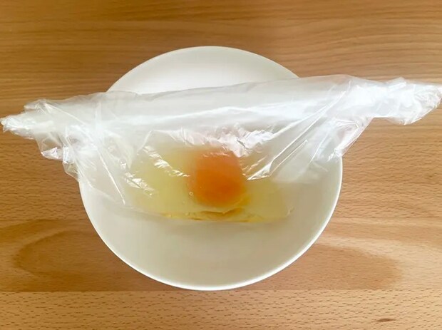 卵が入った『アイラップ』