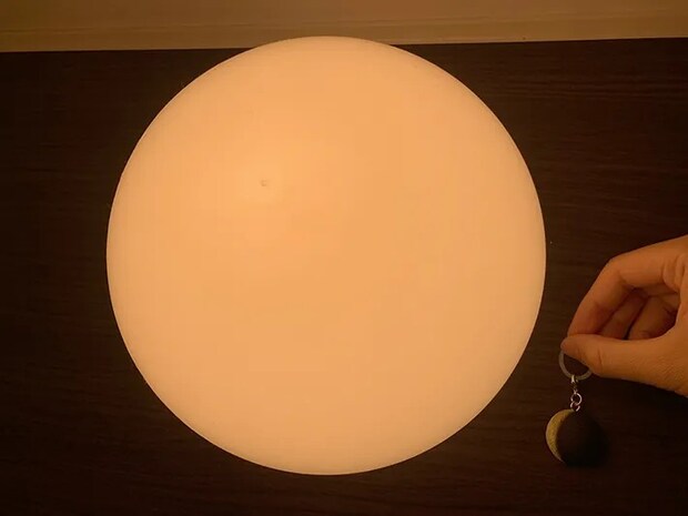 月齢 蓄光めじるしマスコットの写真