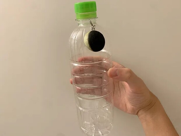 月齢 蓄光めじるしマスコットの写真