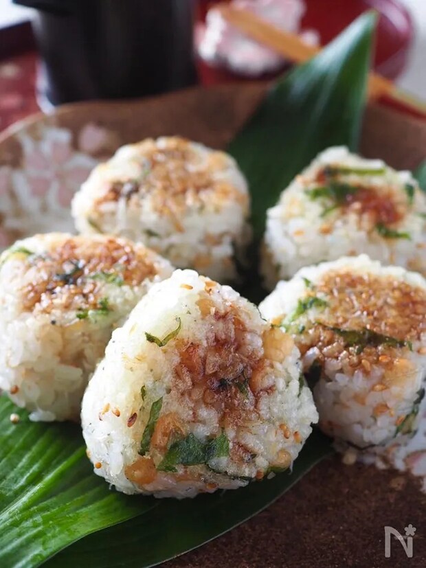 焼きおにぎりの写真