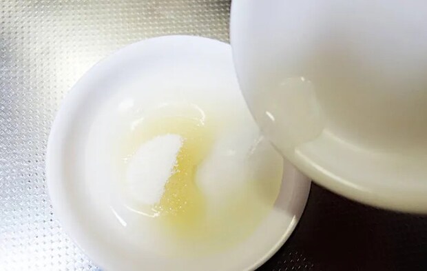 『バニラ風味プリン』を作る写真