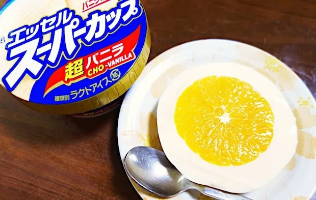 『バニラ風味プリン』の完成写真