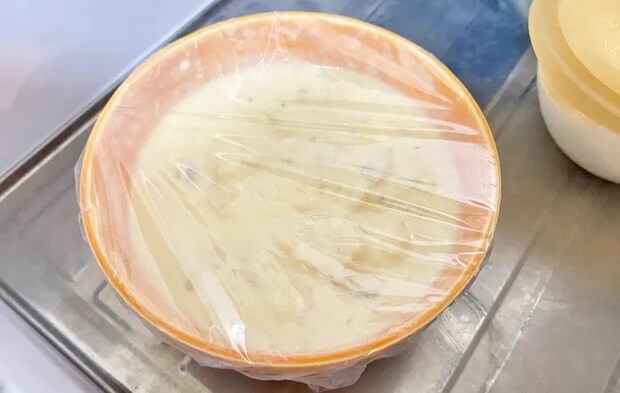 『焼き芋アイス』を作る写真