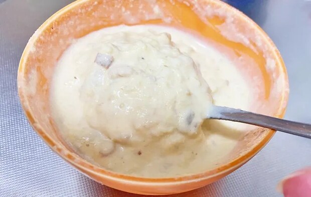 『焼き芋アイス』を作る写真