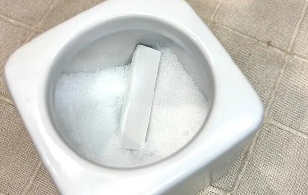 ダイソー『珪藻土スティック』の使用写真