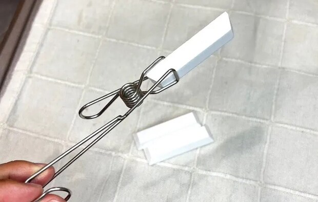 ダイソー『珪藻土スティック』の使用写真