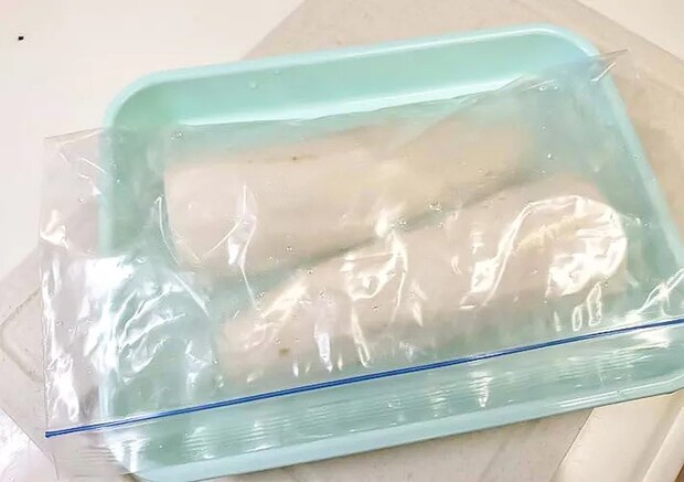 タクアンを作る写真