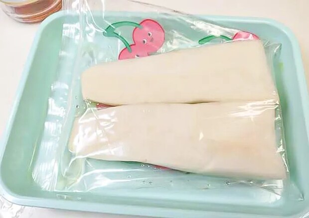 タクアンを作る写真