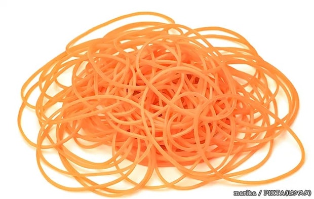 輪ゴムの写真