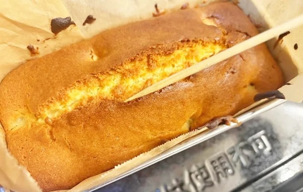 『栗入りパウンドケーキ』を作る写真（撮影：エニママ）