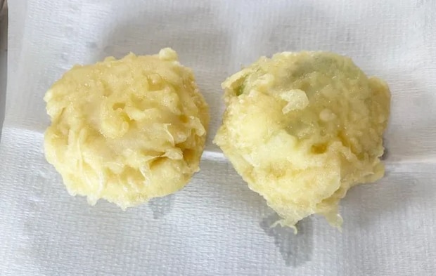 『天ぷらアイス』の完成写真（撮影：エニママ）