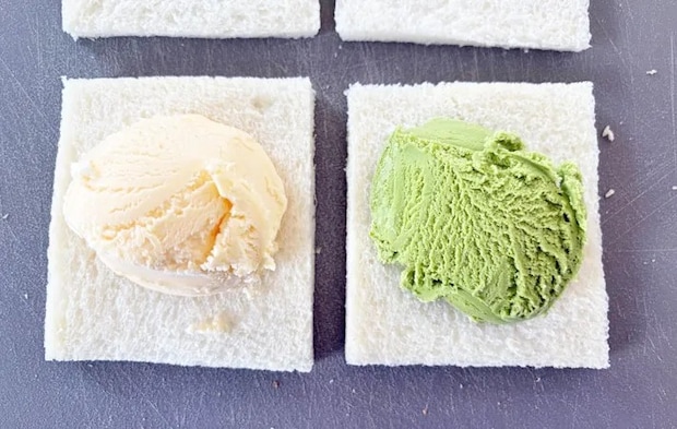 『天ぷらアイス』を作る写真（撮影：エニママ）