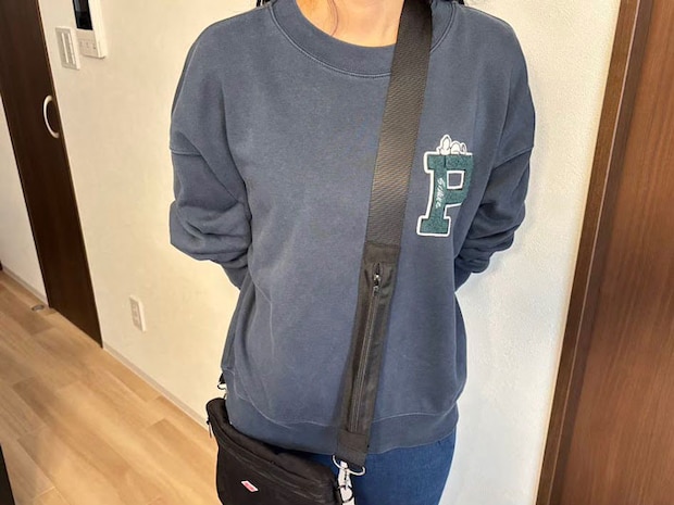 『3COINS トラベルセキュリティショルダー』の写真（撮影：キジカク）