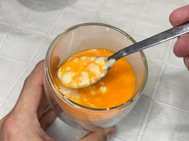 隠し味に20g入れてみて! ヨーグルトと一緒に混ぜたのは…?【ドリンクレシピ】