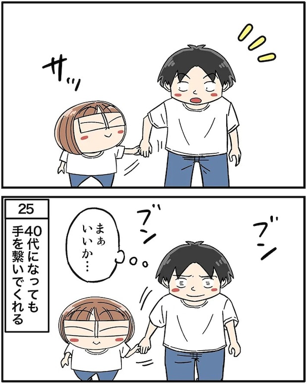 夫婦の日常を描いたエッセイ漫画の写真