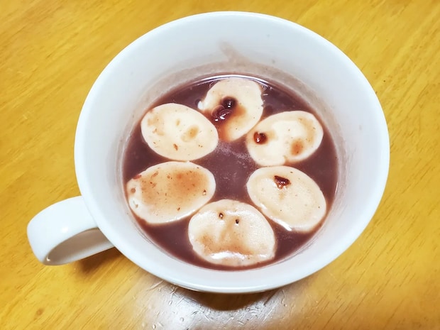 餅でも団子でもない！　おしるこに入れた『意外な具材』に「斬新」「独特の食感がたまらん」
