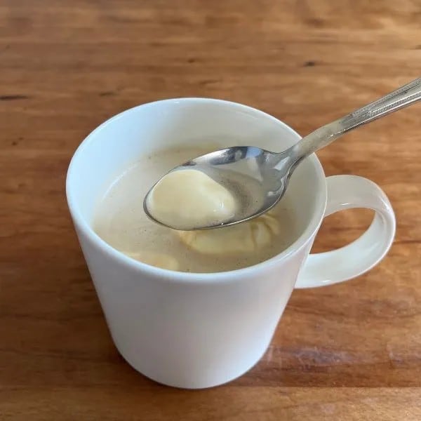 溶けた『雪見だいふく』（撮影：grapeフード編集部）