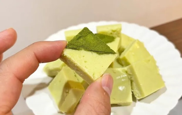 『抹茶ミルク生チョコ』の完成写真（撮影：キジカク）