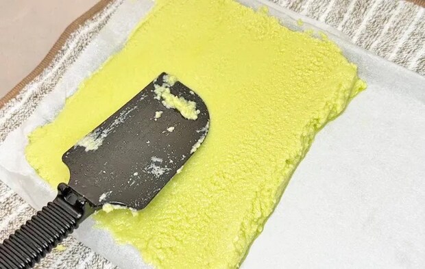 『抹茶ミルク生チョコ』を作る写真（撮影：キジカク）