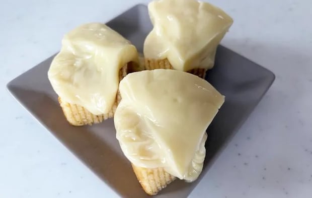 『6Pバウムクーヘン』の完成写真（撮影：エニママ）