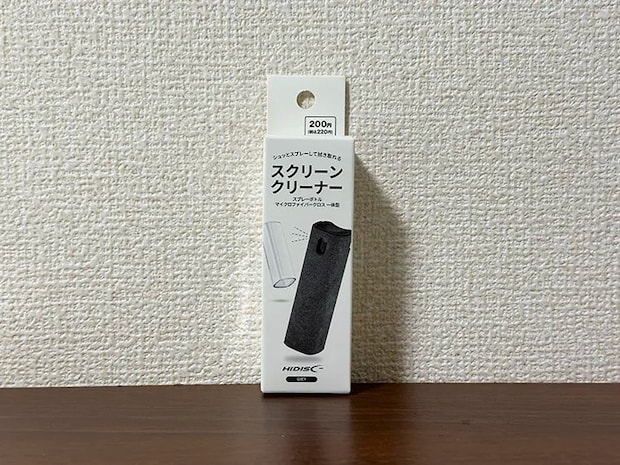 『ダイソー』の『スクリーンクリーナー』紹介画像（撮影：grapeライフハック編集部）