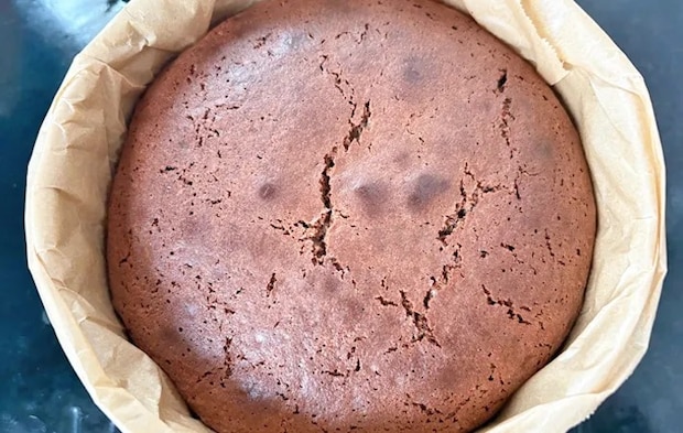 『材料3つのシェアガトーショコラ』の完成写真（撮影：エニママ）