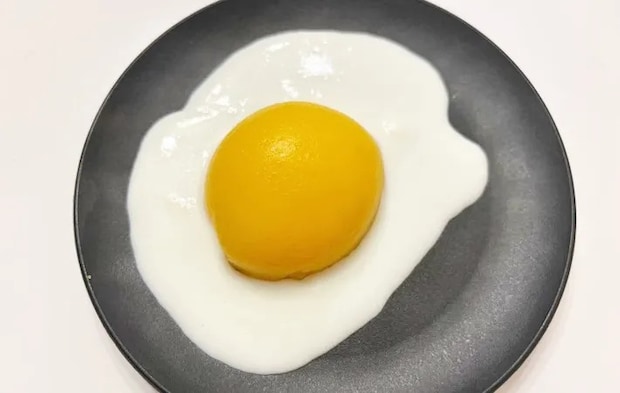 『牛乳寒天』の完成写真（撮影：エニママ）