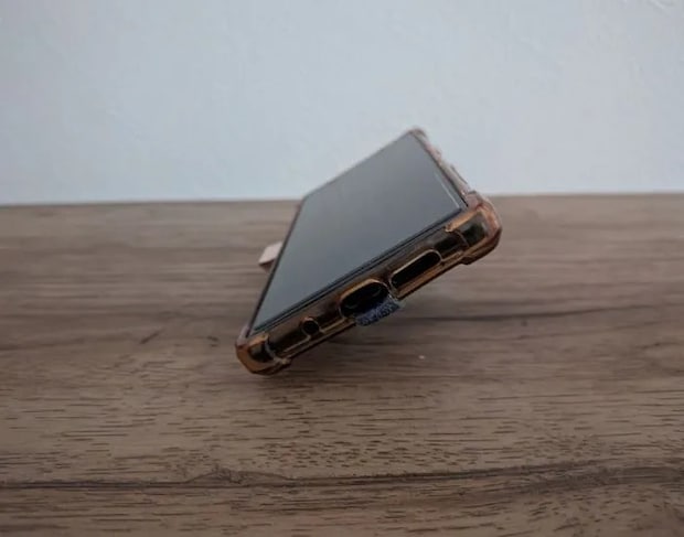 角度の調整（撮影：grapeライフハック編集部）