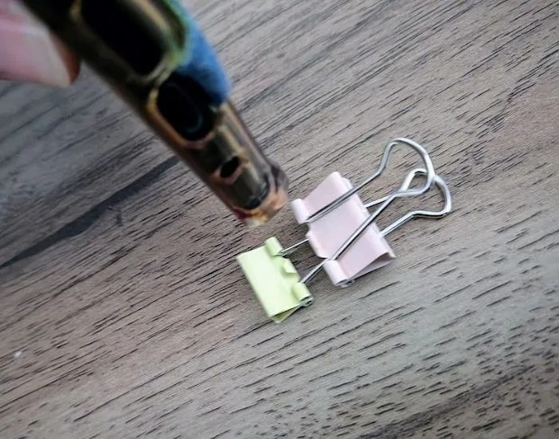 サイズ違いのクリップ（撮影：grapeライフハック編集部）