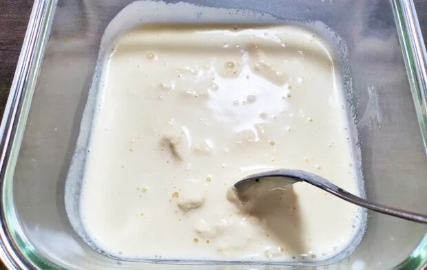 『3色フレンチトースト』を作る写真（撮影：エニママ）