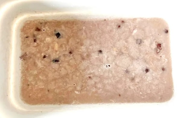 『おしるこフリーズドライあずきアイス』を作る写真（撮影：エニママ）