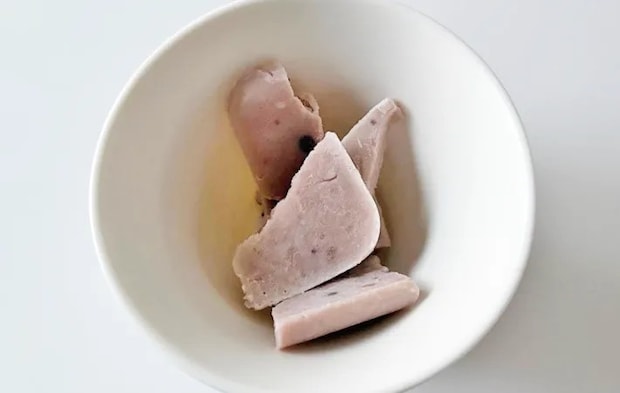 『おしるこフリーズドライあずきアイス』の完成写真（撮影：エニママ）