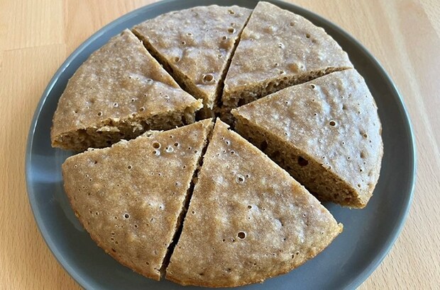 『ブレンディ蒸しケーキ』の写真（撮影：grapeフード編集部）