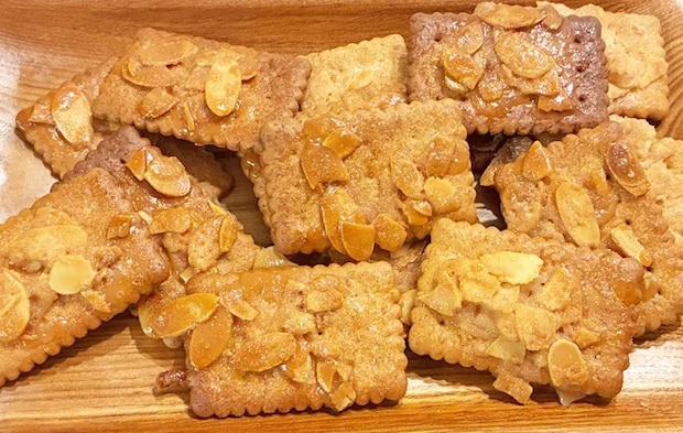 『ココナッツサブレで激うまフロランタン』の完成写真（撮影：エニママ）