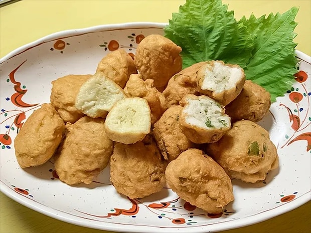 『レンコンのもちもち揚げ』の写真