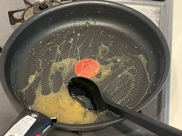 とろみがついたレモンソースの写真（撮影：grapeフード編集部）