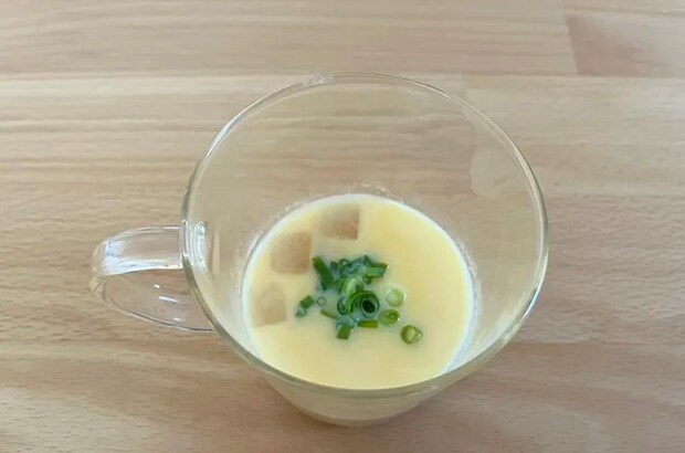 おでんの煮汁で作った茶碗蒸しの写真（撮影：grapeフード編集部）