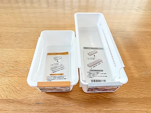 『伸縮キッチン整理トレー（通常サイズ・コンパクト）』の写真（撮影：Classy Life）