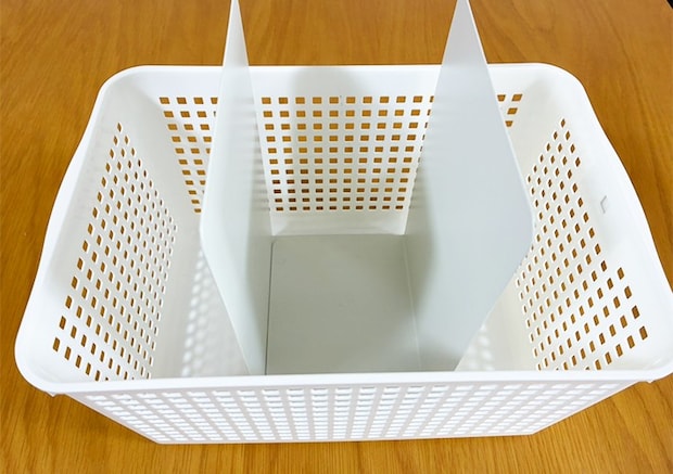 タッパー収納の写真（撮影：grapeライフハック編集部）