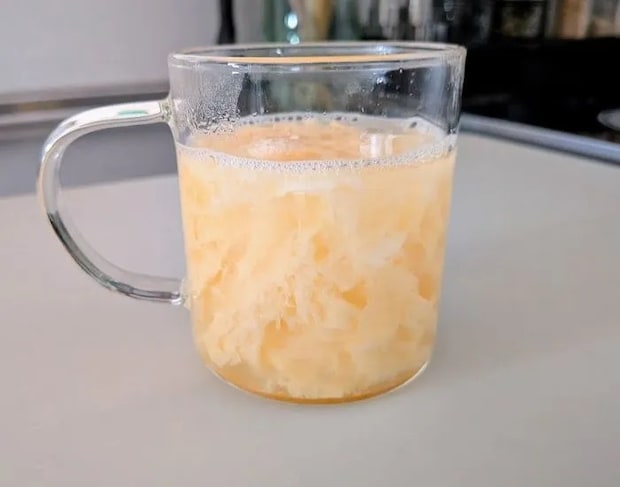 完成したふわたまスープ（撮影：grapeフード編集部）