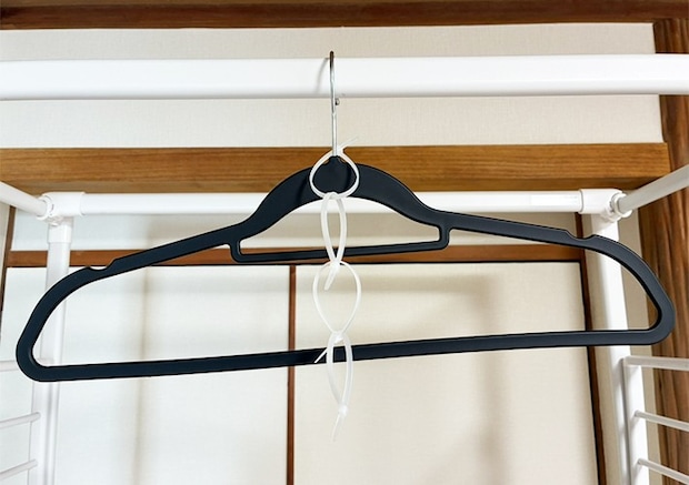 衣類収納のライフハック写真（撮影：grapeライフハック編集部）