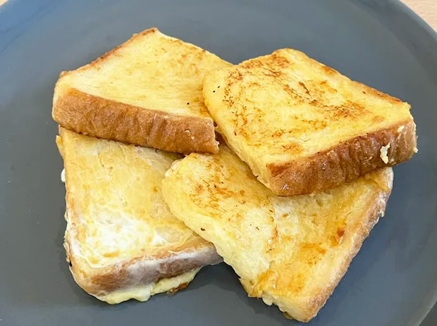 甘酒フレンチトーストの完成写真（撮影：grapeフード編集部）