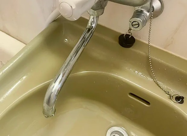 掃除した水道の写真（撮影：grapeライフハック編集部）