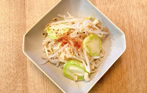 ナムル完成写真（撮影：エニママ）