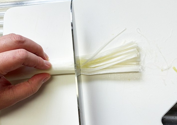 白髪ねぎの写真（撮影：grapeフード編集部）